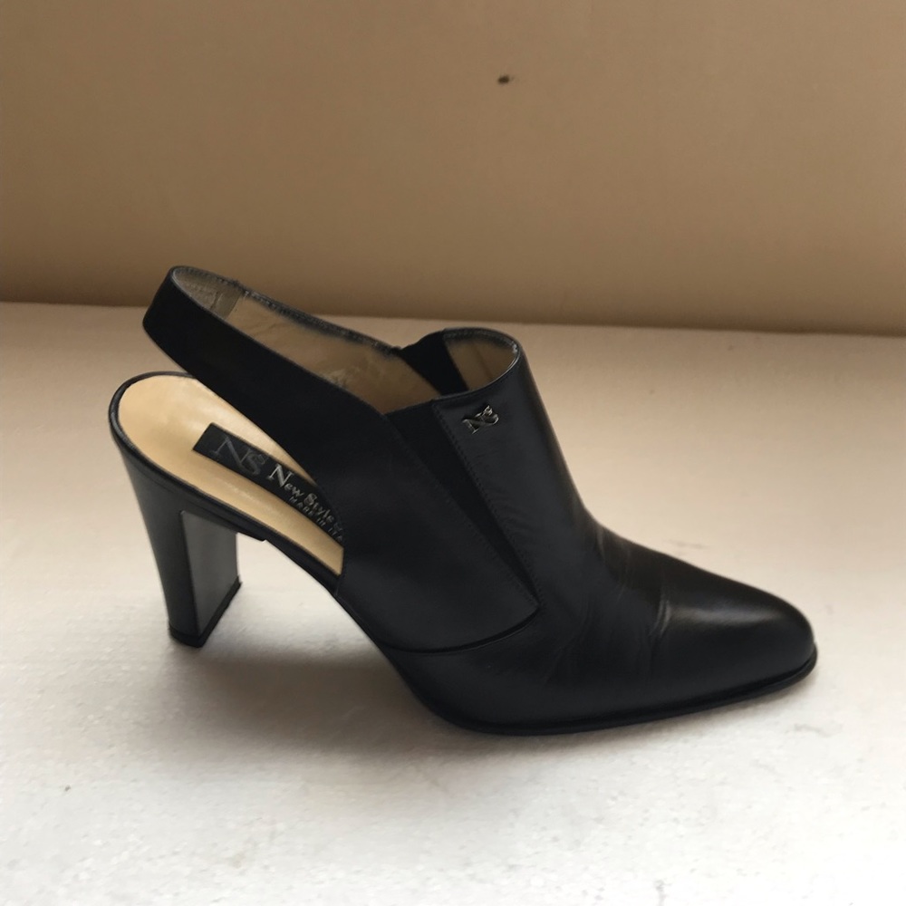 EUC NEW STYLE Italian Leather Sling- Backs Size 8 - Picture 3 of 8